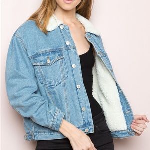 Sherpa Lined Denim Jacket